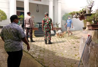 Fogging di wilayah desa binaan 