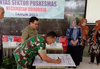 Pertemuan Lintas Sektor Puskesmas