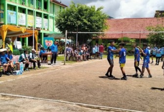 Turnamen bola voli di wilayah binaan 