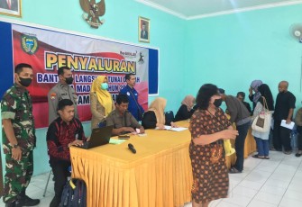 Penyaluran BLTD warga binaan