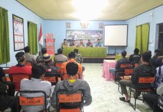 Ciptakan keakraban dan keharmonisan bersama perguruan silat wilayah desa binaan