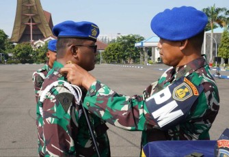 Kenaikan pangkat prajurit Puspomal