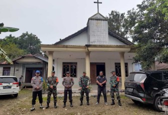 Pengamanan ibadah Paskah di wilayah desa binaan 