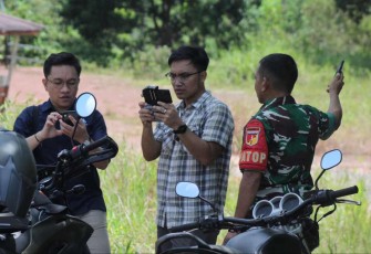 Pendampingan tim BIG di perbatasan 