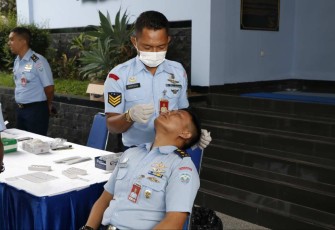 Swab antigen prajurit Koharmatau 