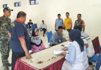 Pencairan Bansos PKH Plus Jaslud Tahap I Wilayah Desa Binaan 