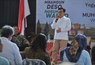 Mendes PDTT Abdul Halim Iskandar saat Bincang BUM Desa Inspiratif di Yogyakarta 
