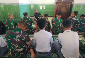 Doa bersama prajurit Kodim 0801/Pacitan