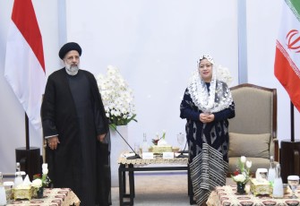 Puan Maharani Ketua DPR RI bersama Presiden Iran Seyyed Ebrahim Raisi