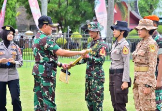Panglima TNI Laksamana Yudo Margono saat membuka Latsitardanus XLIII/2023