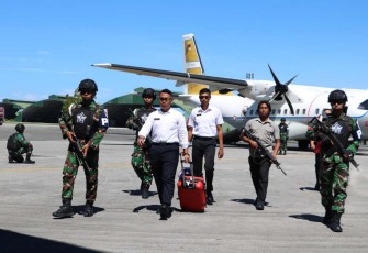 Latihan Perkasa D-11 Tahun 2023 di Lanud Manuhua 
