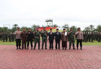 Upacara Hari Bhayangkara Ke-77 Tahun 2023 di Kota Langsa Aceh