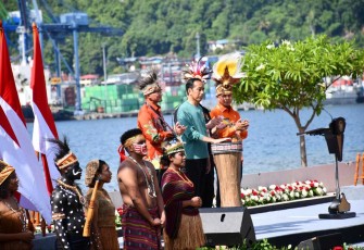 Pengamanan VVIP kunjungan kerja presiden Joko Widodo di Jayapura 