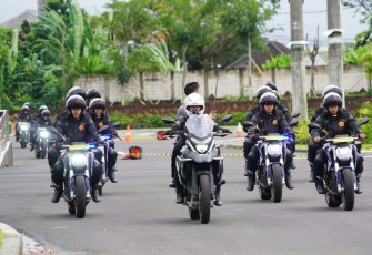 Denpom IX/3 Denpasar latihan safety riding, Sabtu (8/7)