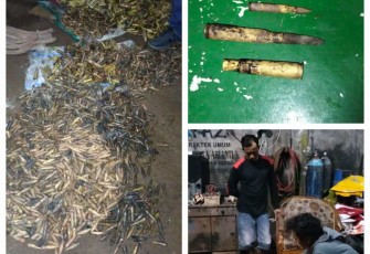 Dokumentasi penemuan amunisi di Cilacap 