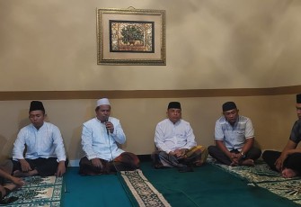 Doa bersama di kediaman rumah jabatan Danlanudal Tanjungpinang, Jum'at (28/7)