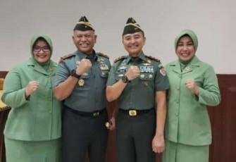 Brigjen TNI Luqman Arief saat foto bersama, Jum'at (4/8)