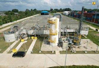 Sistem Pengelolaan Air Limbah Domestik Kota Palembang, Provinsi Sumatera Selatan, Senin (7/8)