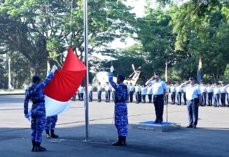 Upacara bendera prajurit Koharmatau, Senin (21/8)