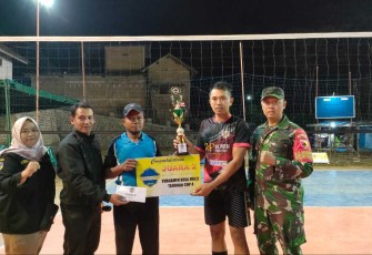 Turnamen bola voli wilayah desa binaan