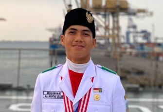 Muhammad Rahmad siswa SMA Hang Tuah Tarakan, Provinsi Kalimantan Utara 