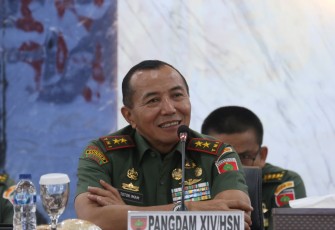 Pangdam XIV Hasanuddin Mayjen TNI Dr Totok Imam Santoso 