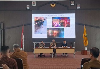 Rakor pemanfaatan JLS di aula Diskominfo Kota Cilegon, Selasa (5/9)