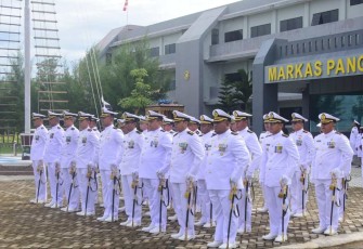 Peringatan HUT Ke-78 TNI AL di Koarmada III Sorong