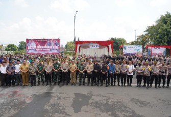 Latihan Sispamkota di Banyumas