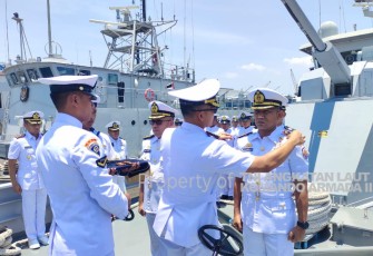 Komandan KRI Tombak-629 diserah terimakan 