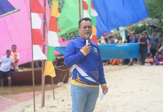 Bupati Lingga Buka Sailing Boat Festival Desa Kote Tahun 2023 