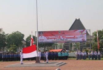 Upacara Hari Sumpah Pemuda ke 95 di Kabupaten Madiun, Sabtu (28/10)