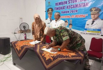 Rembuk Stunting di wilayah desa binaan 