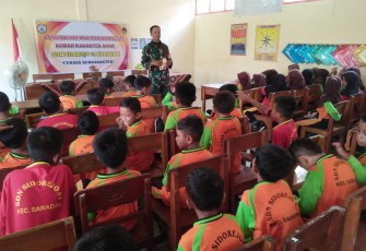 Wasbang pelajar di wilayah desa binaan 