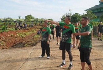 Pangdivif 3 Kostrad Tinjau Kesiapan Lahan Kosong di Madivif 3 Kostrad 