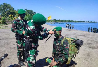 Pembaretan dan Penyematan Brevet Yuddhawastu Pramukha 