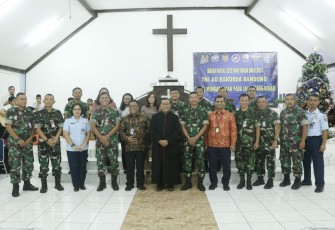 Perayaan Natal TNI AU Bakorda Bandung 