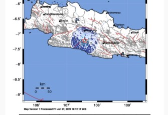 Gempa M 4.0 Kabupaten Bandung 