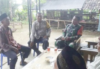 Komsos bersama warga binaan 