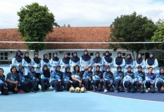 Olahraga Voli bersama 