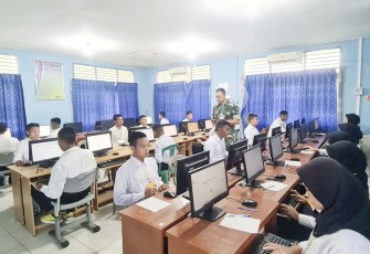 Tes Psikologi Casis Taruna AAU di Lanud Sutan Sjahrir Padang