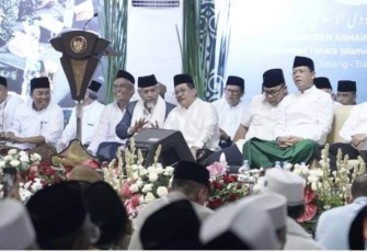 Haul Syekh Nawawi Al Bantani di Ponpes Annawawi Tanara Provinsi Banten, Jum:at (19/5)