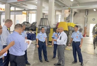 Kunjungan tim Dassault Aviation ke Depohar 80, Senin (10/7)