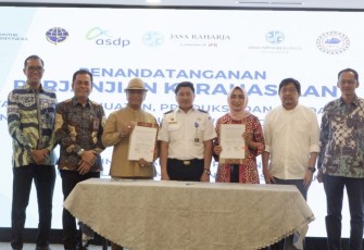 Peluncuran Dasboard Ferizy bersama operator kapal, Jakarta, Kamis (10/8)