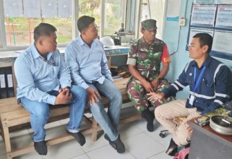 Komsos anggota security wilayah binaan