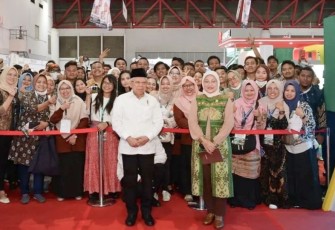 Wapres RI KH Ma'ruf Amin dalam Festival Pelatihan Vokasi 2023 di JIEXPO Kemayoran Jakarta, Jum'at (27/10)