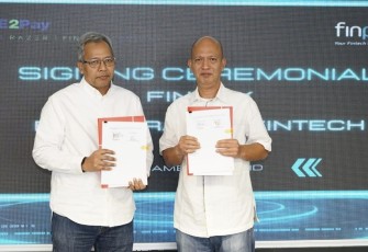 Penandatanganan Kerja Sama Finnet dengan E2Pay Razer
