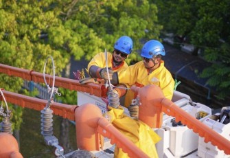 Ilustrasi petugas PT PLN (Persero)