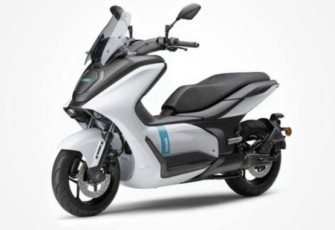 Ilustrasi sepeda motor listrik 