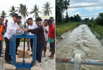 Kementerian PUPR Fungsikan Jaringan Irigasi Baliase untuk 3000 Ha Sawah di Luwu Utara